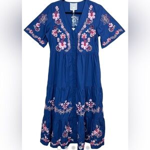 Johnny Was JADE “Alegra Poplin Dress” New with tags.